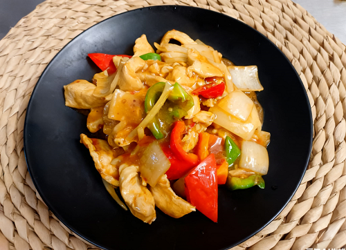 Chicken With Szechuan Sauce 