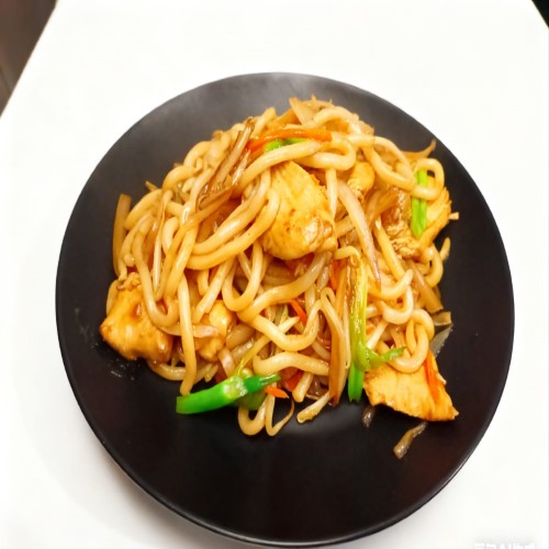 Chicken Udon With House Special House 