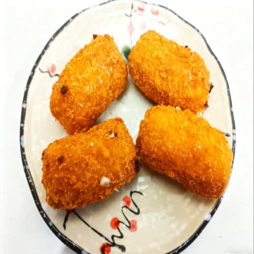 4 Pcs Mac N Cheese Croqueetes 