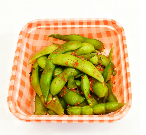 Spicy & Garlic Edmame 