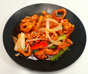 Shredded Chicken With Peking Sauce 