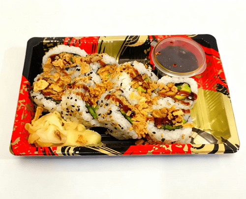 8 Pcs Avocado & Inari Tofu Roll Min 