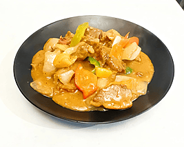 Beef With Satay Sauce 